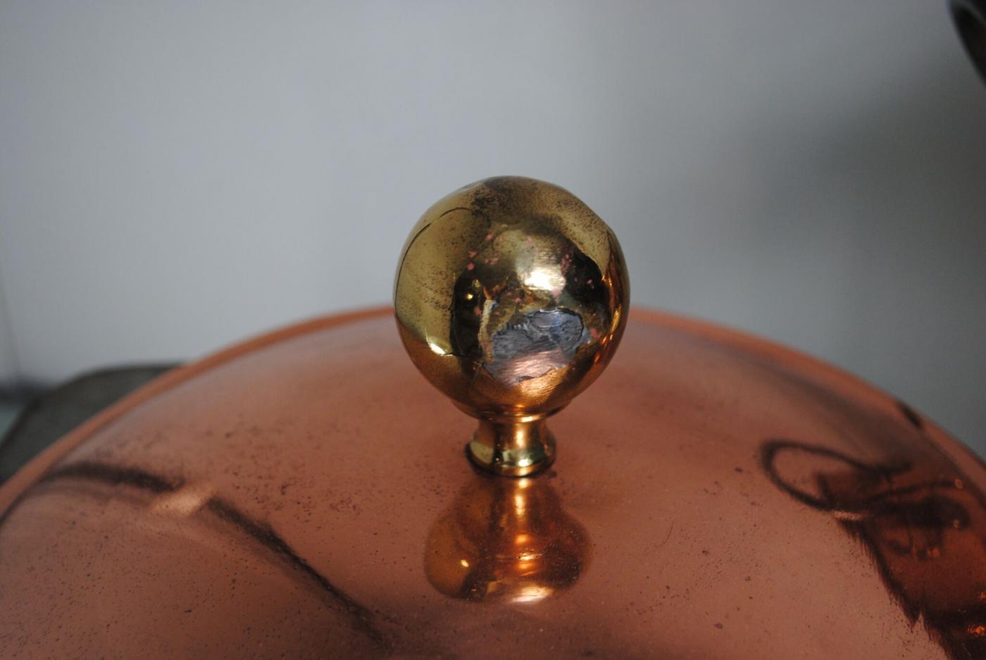 Vintage Copper Coffee Urn/ Beverage Server