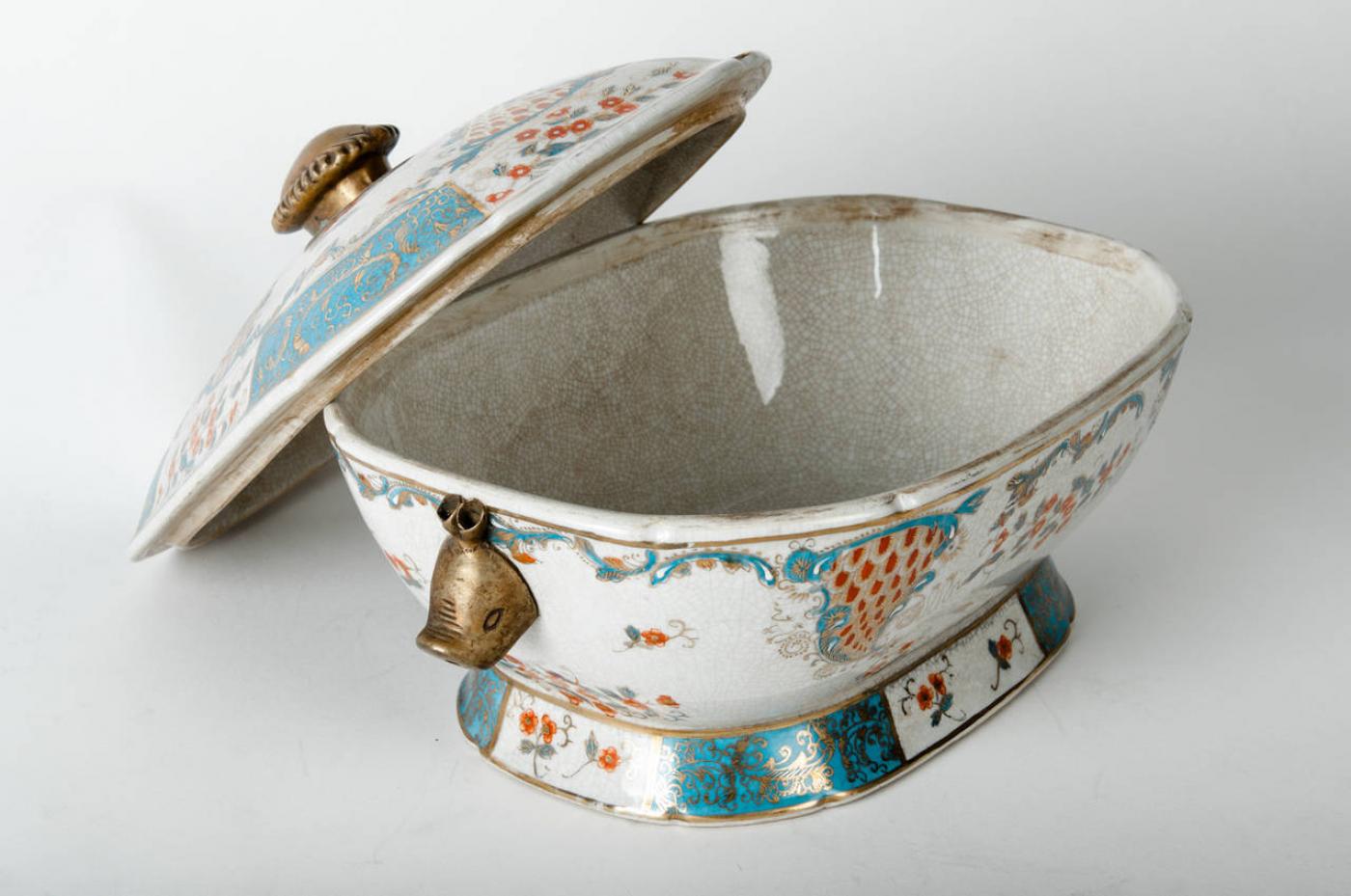 Vintage Porcelain Tureen with Lid