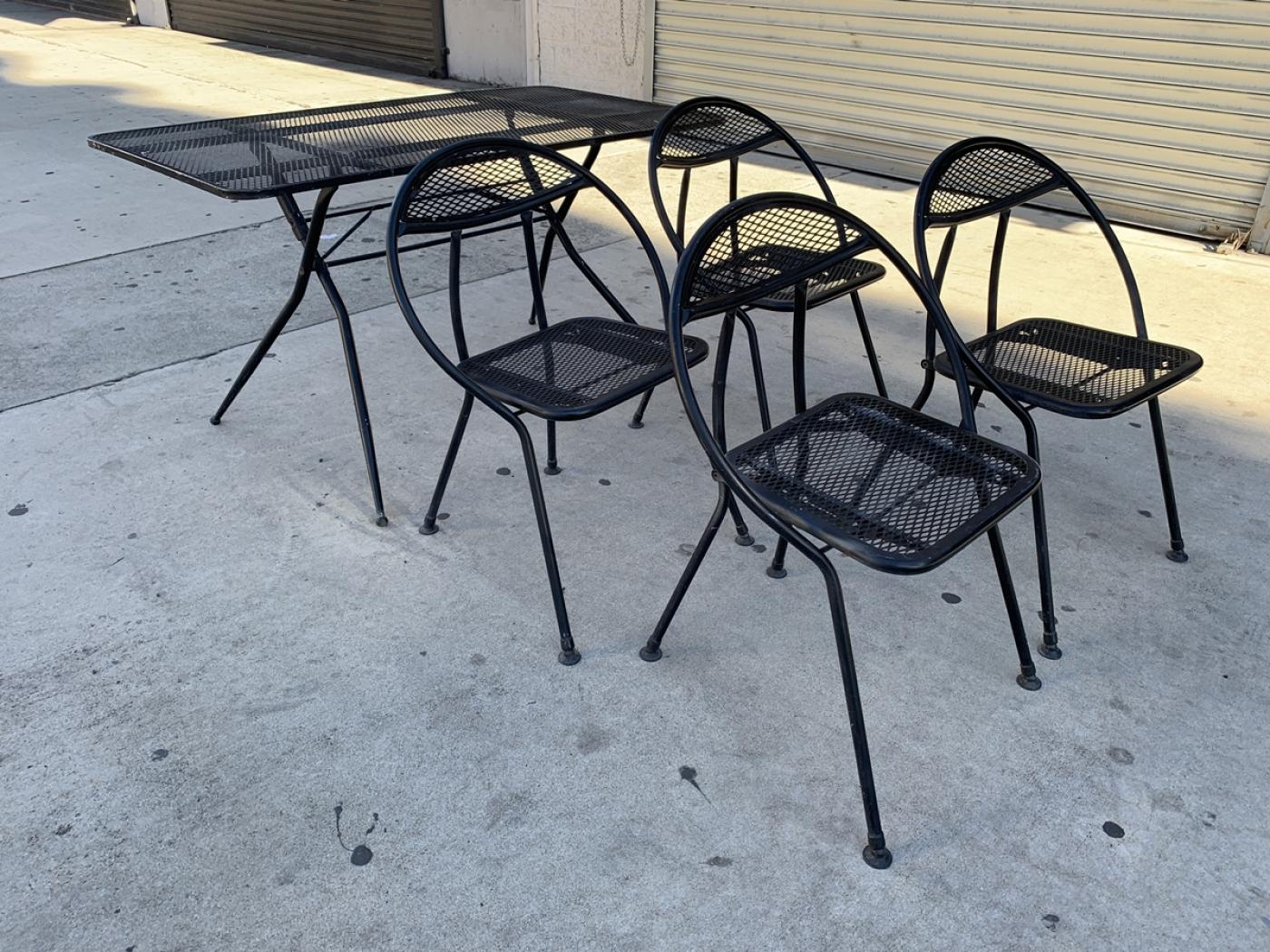 John Salterini Vintage Salterini by RidJid Folding Patio Set