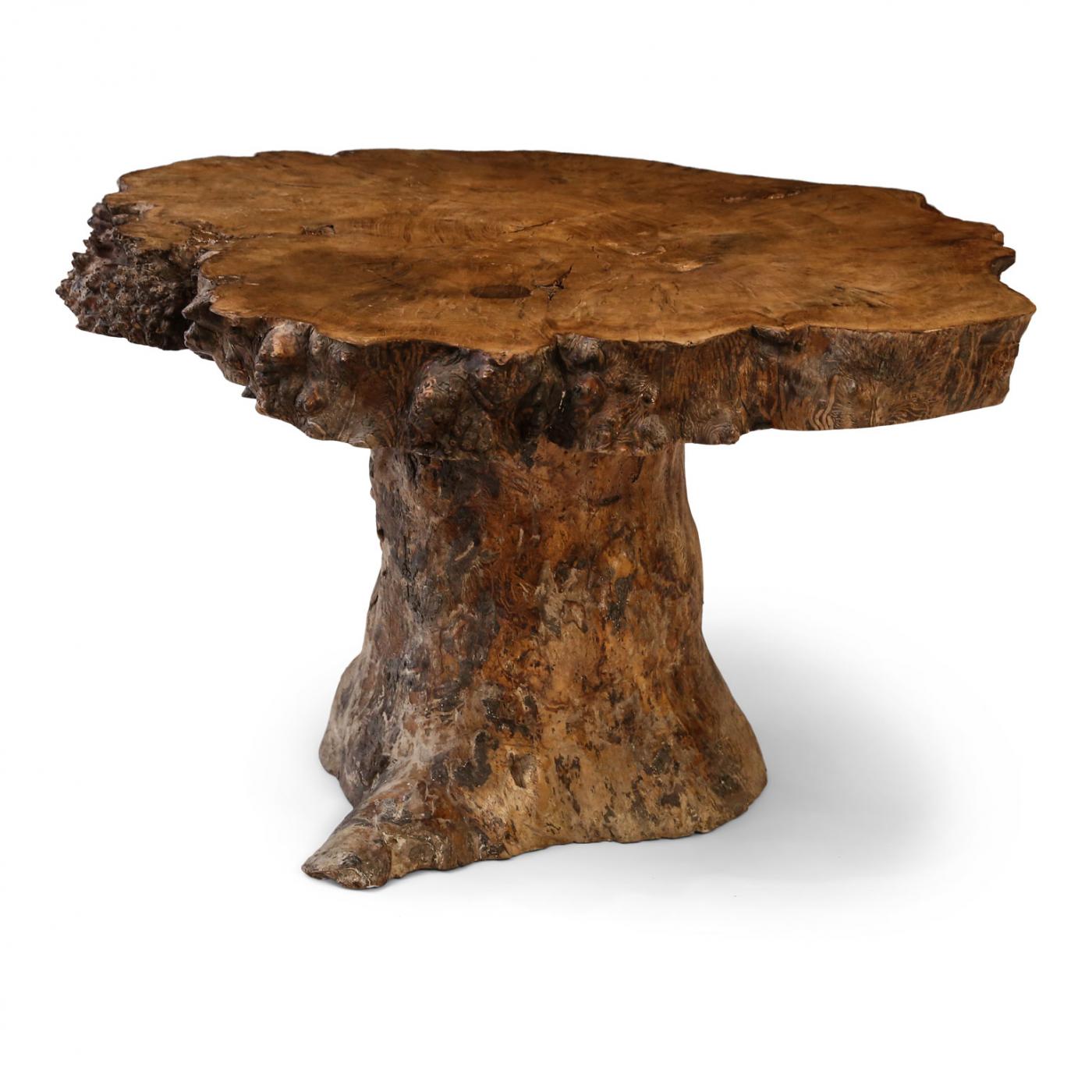 Vintage Tree Trunk Coffee Table