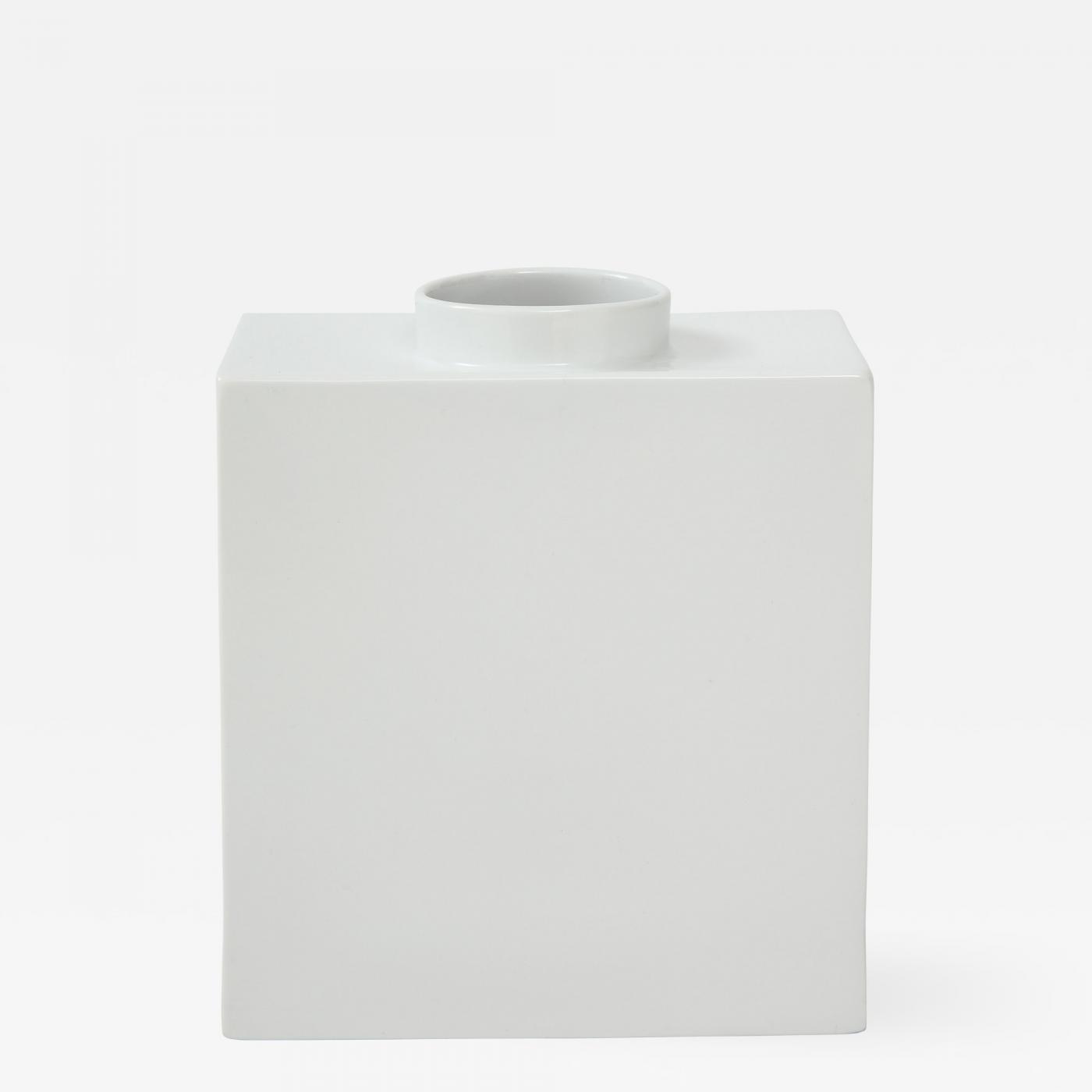 Vintage White Porcelain Vase