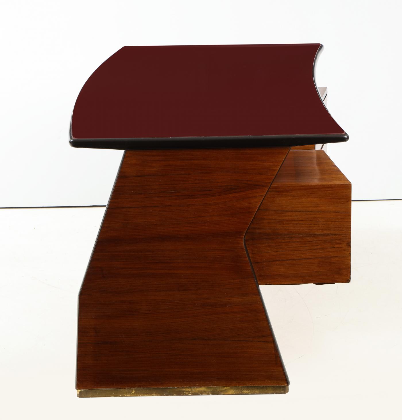 Vittorio Dassi Mobilificio Dassi Dassi Italian Mid Century Executive Desk By Dassi 9041