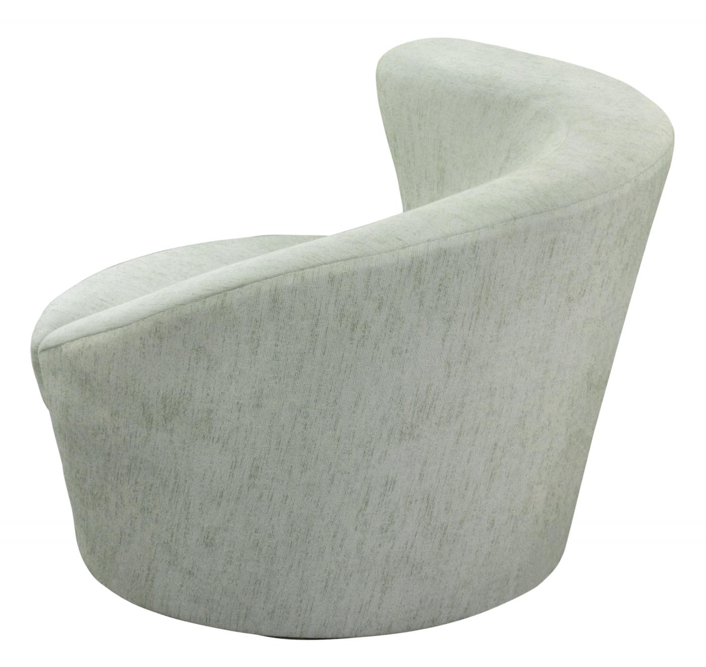 Vladimir Kagan Pair of Swiveling "Cork Screw Chairs" by Vladimir Kagan