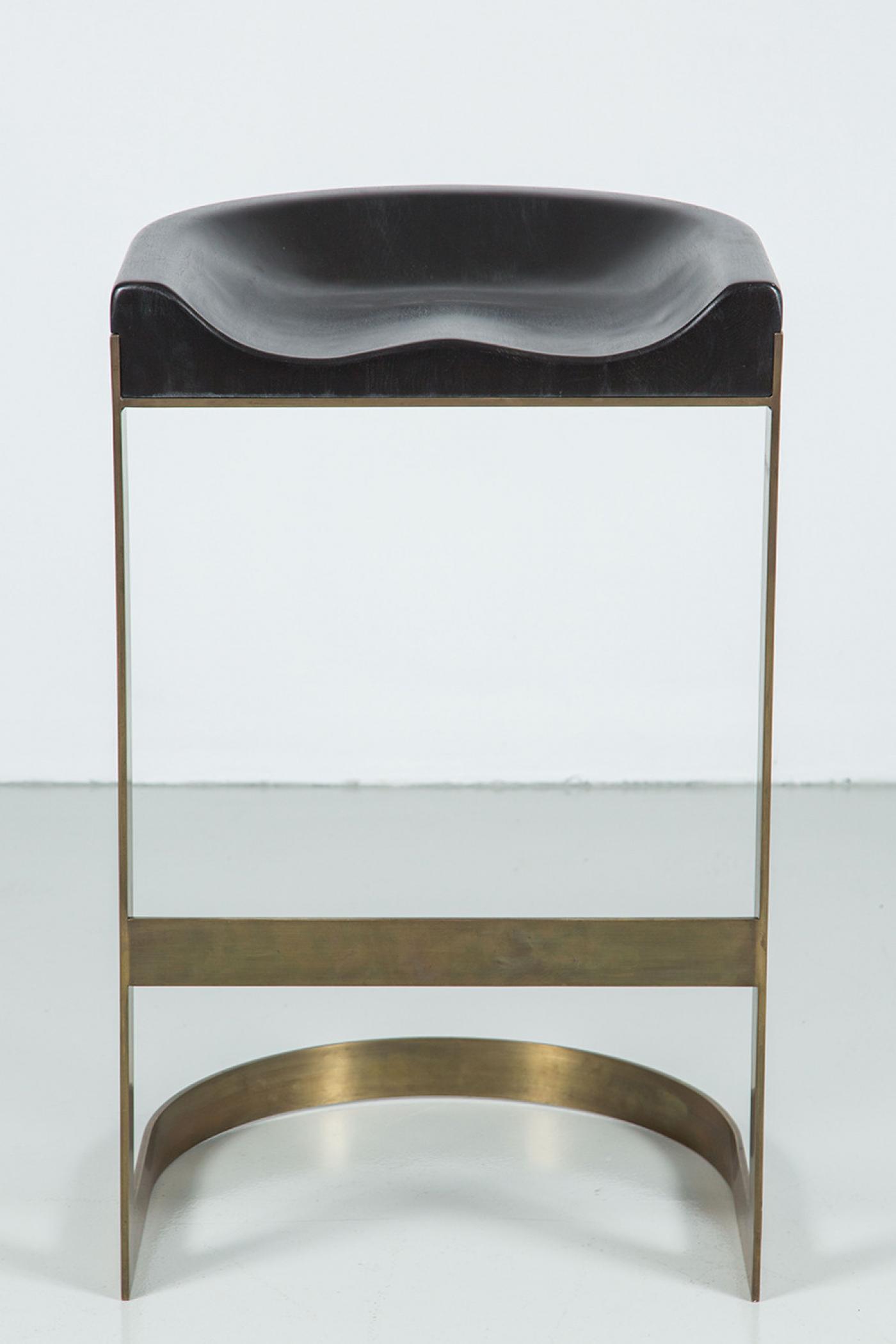 Walnut Saddle Stools