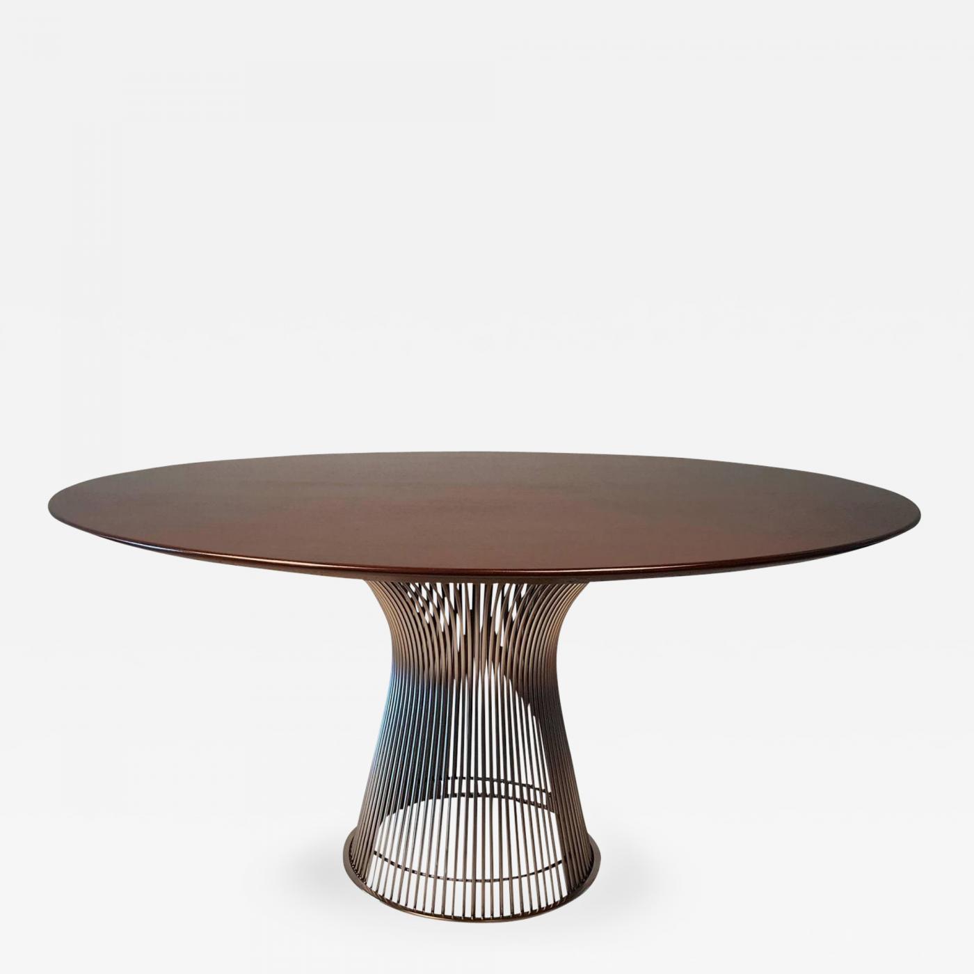 Warren Platner - Warren Platner Dining Table in Dark Walnut
