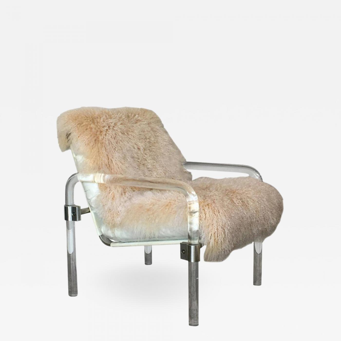 lucite arm chair