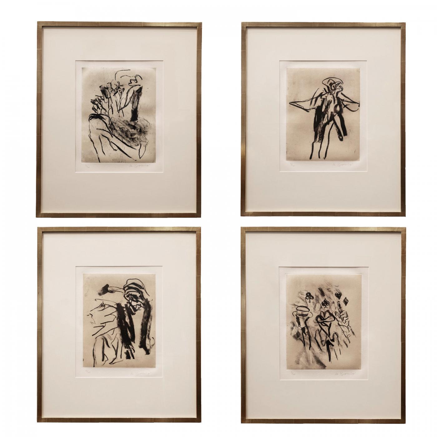 Willem De Kooning Willem De Kooning Complete Set of 17 Lithographs Each Signed and Numbered 1988