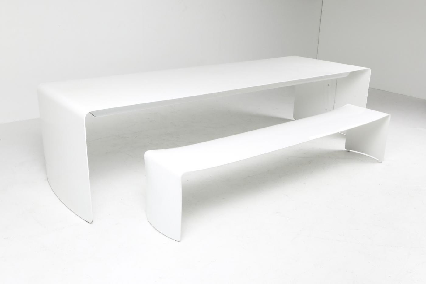Xavier Lust Grande Table and bench by Xavier Lust for MDF Italia 2002